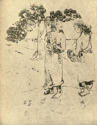Dibujo de Paul Gauguin