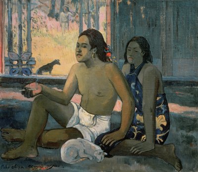 Eiaha Ohipa o tahitianos en una habitación de Paul Gauguin