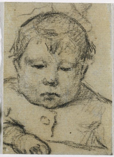 Emil Gauguin de niño, mano derecha hacia adelante de Paul Gauguin