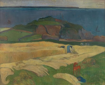 Cosecha (Le Pouldu). 1890 de Paul Gauguin