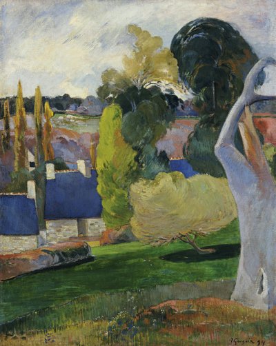 Granja en Bretaña II, 1894 de Paul Gauguin