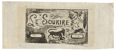 Zorro, Bustos de Dos Mujeres y un Conejo, cabecera para Le sourire de Paul Gauguin