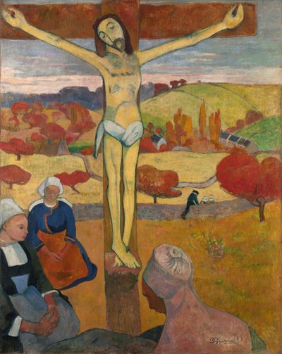 En francés:  Le Christ jaune El Cristo amarillo de Paul Gauguin