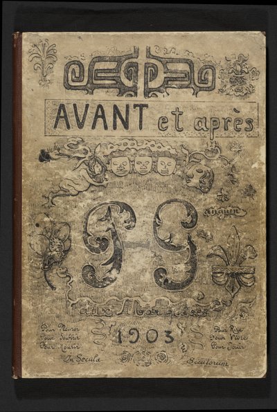 Portada de Avant et après de Paul Gauguin