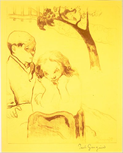 Miseria humana, de la Suite Volpini: Dessins lithographiques de Paul Gauguin