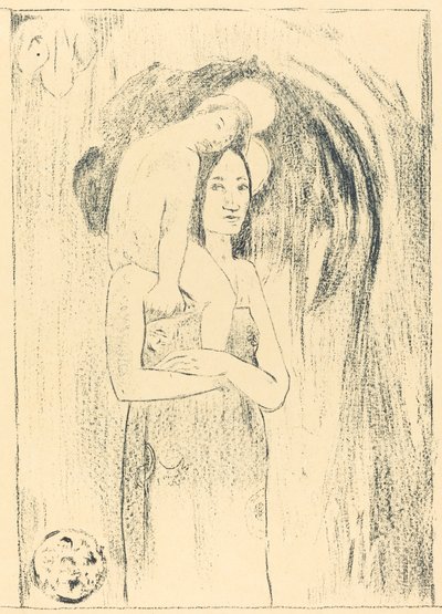Ia Orana Maria Te Saludamos, María, c. 1894 de Paul Gauguin