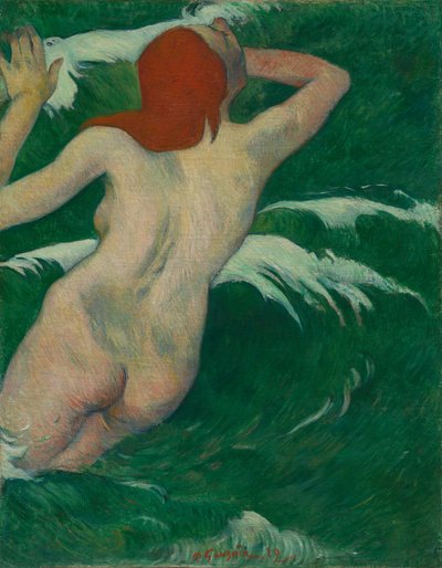 In the Waves (Dans les Vagues) de Paul Gauguin