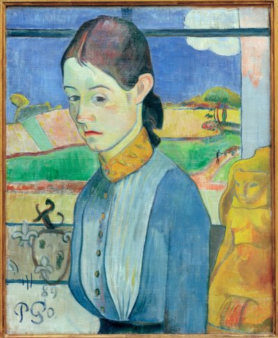 Joven bretona de Paul Gauguin