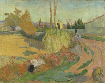 Paisaje en Arles, 1888 de Paul Gauguin