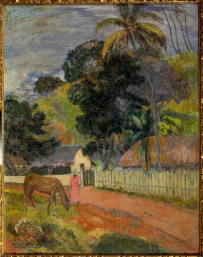 Paisaje de Paul Gauguin
