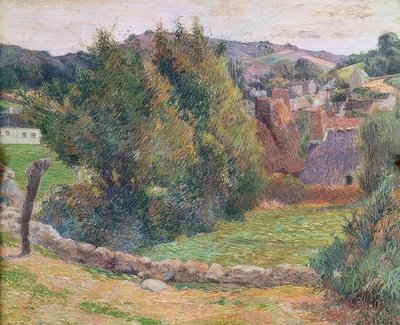 Paisaje cerca de Pont-Aven de Paul Gauguin