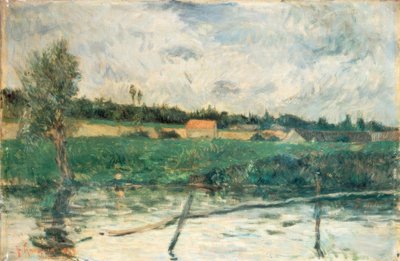 Paisaje en Bretaña de Paul Gauguin