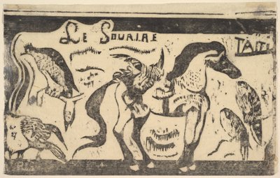 La sonrisa, Taiti Smile, Tahití, diciembre 1899 de Paul Gauguin
