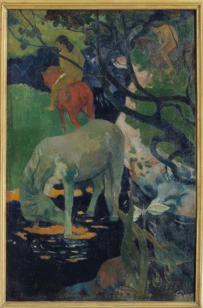 El caballo blanco de Paul Gauguin