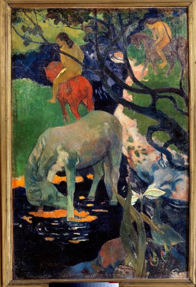El caballo blanco de Paul Gauguin
