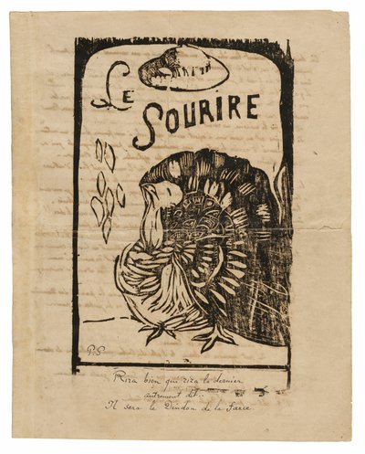 Le sourire: Journal méchant, Mar. 1900 de Paul Gauguin