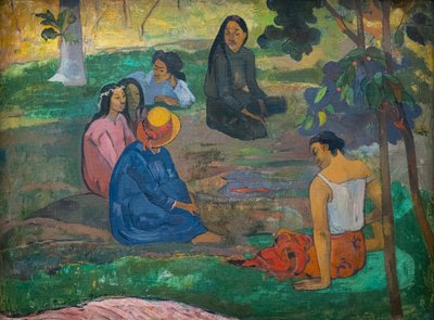 Les Parau Parau (conversación) de Paul Gauguin