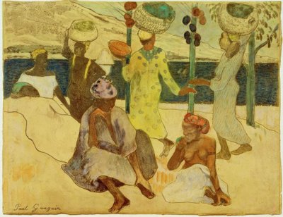Las cigarras y las hormigas de Paul Gauguin