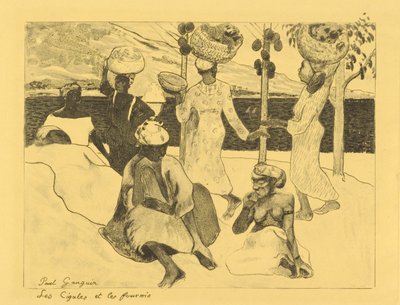 Langostas y hormigas - Recuerdo de Martinica de Paul Gauguin