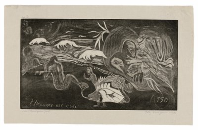 L’univers est créé (El universo está siendo creado), de la Suite Noa Noa de Paul Gauguin