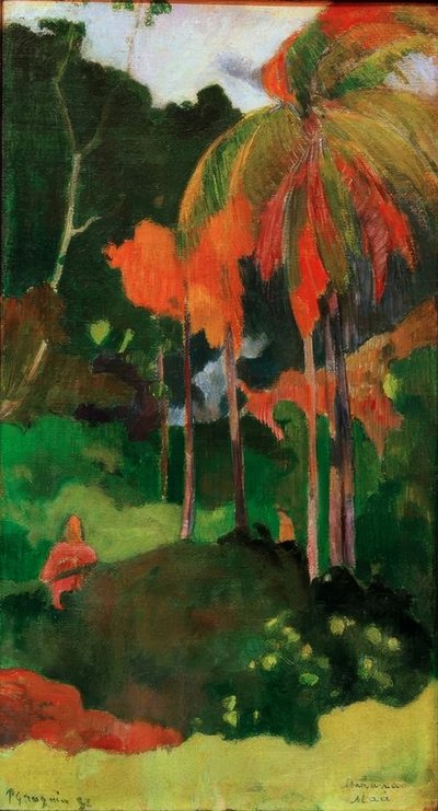 Mahana maa I de Paul Gauguin
