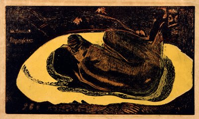 Manao Tupapau Espíritu de los Muertos Observando, 1893-1894 de Paul Gauguin