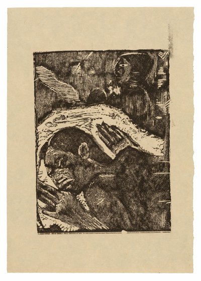 Manao tupapau (Ella piensa en el fantasma o el fantasma piensa en ella) de Paul Gauguin
