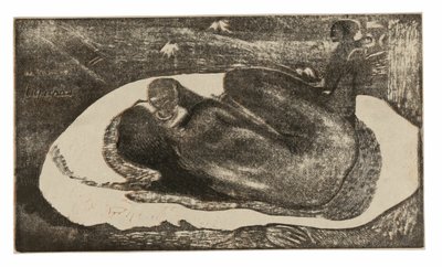 Manao tupapau (Ella Piensa en el Fantasma o El Fantasma Piensa en Ella), de la Suite Noa Noa de Paul Gauguin