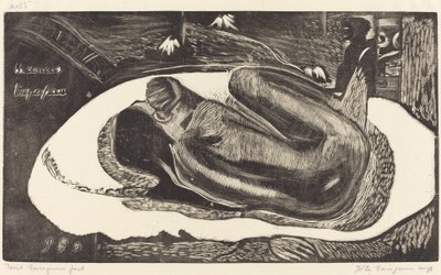 Manoa Tupapau (Ella es perseguida por un espíritu) de Paul Gauguin