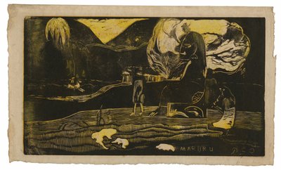 Maruru (Ofrecimientos de Gratitud), de la Suite Noa Noa de Paul Gauguin
