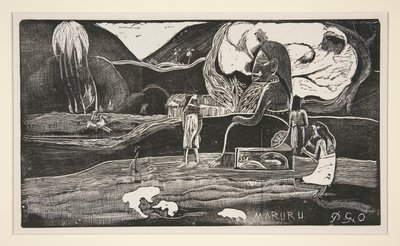 Marurú; Merci - Una Ofrenda de Gratitud de Paul Gauguin
