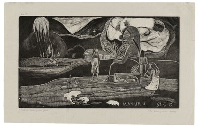 Maruru, Ofrendas de Gratitud, de Noa Noa, 1894 de Paul Gauguin