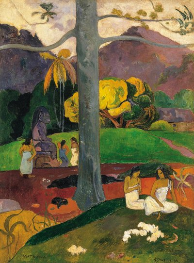 Mata Mua En Tiempos Antiguos, 1892 de Paul Gauguin