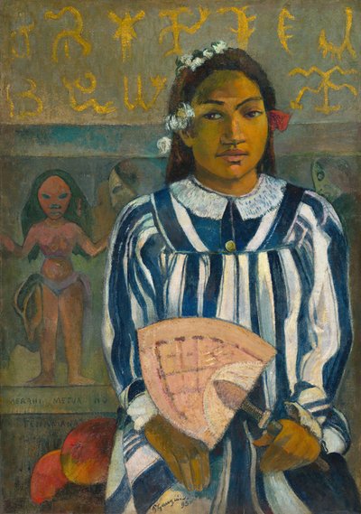 Merahi metua no Tehamana Tehamana tiene muchos padres o Los ancestros de Tehamana de Paul Gauguin