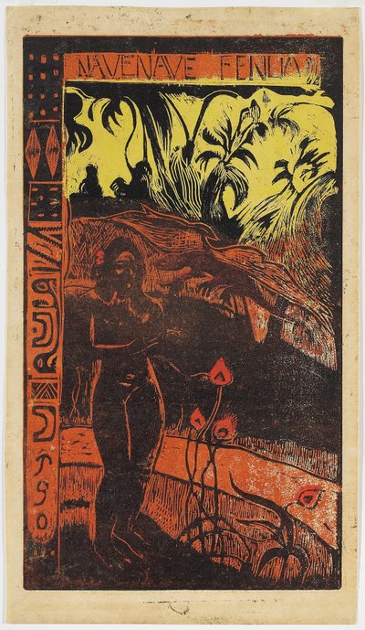 Nave Nave Fenua, de la serie Noa Noa de Paul Gauguin