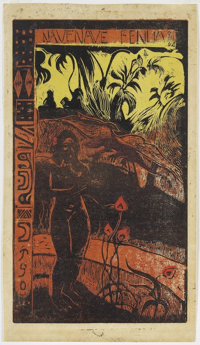 Nave Nave Fenua de la serie Noa Noa de Paul Gauguin