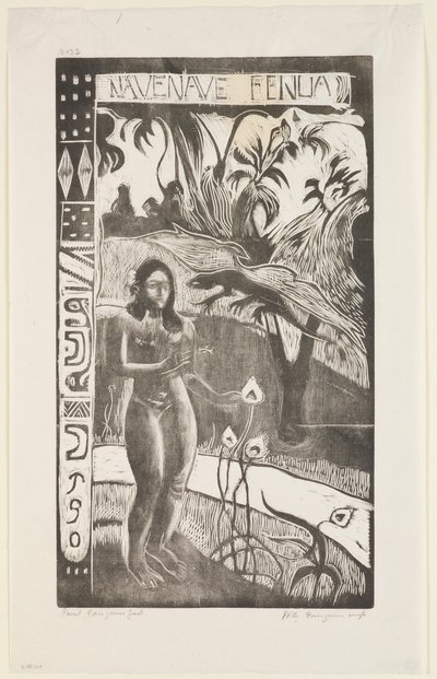 Nave Nave Fenua, de la serie "Noa Noa" de Paul Gauguin