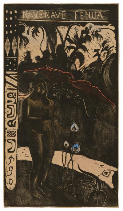 Nave nave fenua (Tierra deliciosa), de la Suite Noa Noa de Paul Gauguin