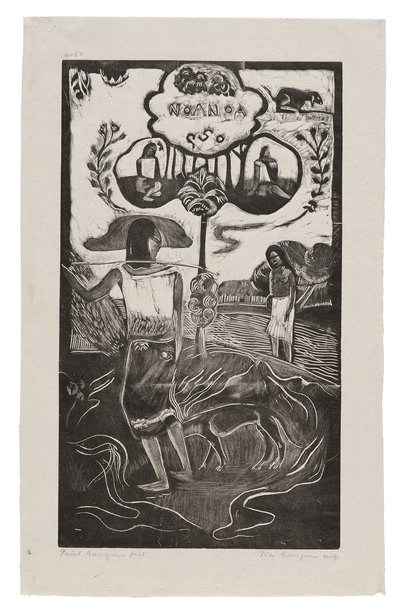 Noa Noa (Fragante), de la Suite Noa Noa de Paul Gauguin