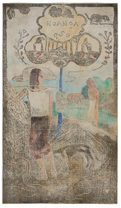 Noa Noa (Fragante), de la Suite Noa Noa de Paul Gauguin