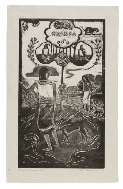 Noa Noa (Fragante), de la Suite Noa Noa de Paul Gauguin