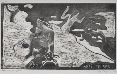 Noa Noa: Mujeres en el río (Auti Te Pape) de Paul Gauguin