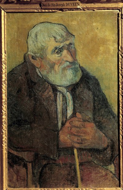 Viejo con bastón por Paul Gauguin (1848-1903) 1890 de Paul Gauguin