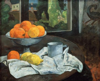 Naranjas y limones con vista a Pont-Aven de Paul Gauguin