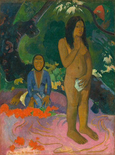 Parau na te Varua ino Palabras del Diablo de Paul Gauguin