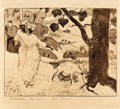 Pastorales Martinica de Paul Gauguin
