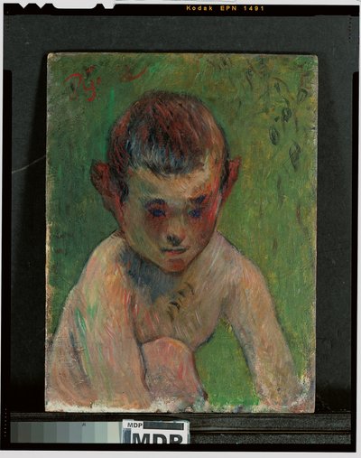 Pequeño bañista bretón, 1888 de Paul Gauguin