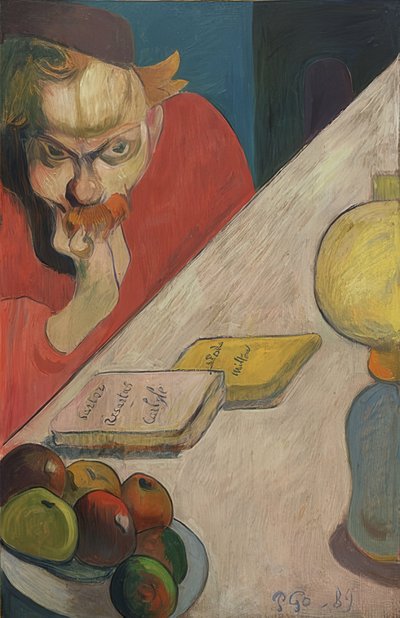 Retrato de Jacob Meyer de Haan. 1889 de Paul Gauguin