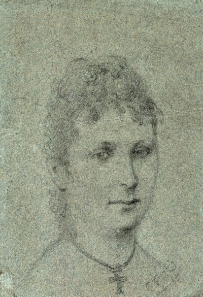 Retrato de Mette-Sophie Gad, ca 1873 de Paul Gauguin