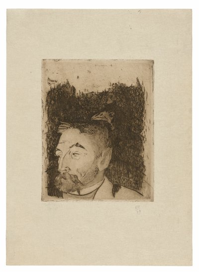 Retrato de Stéphane Mallarmé de Paul Gauguin